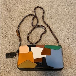 Coach flip cross body bag